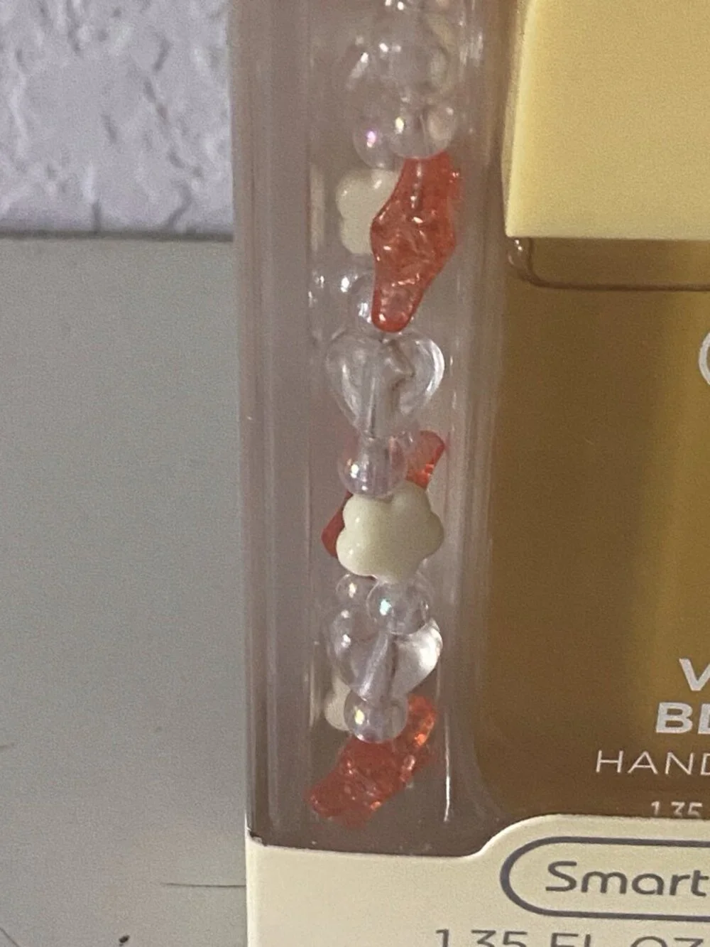 Smart Care Scented Hand Sanitizer Spray 1.35 Oz Vanilla Blossom Beaded Wristlet